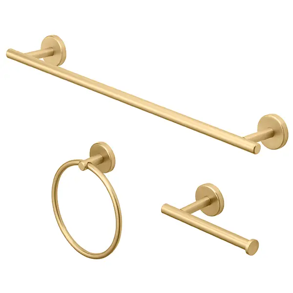 Allen+Roth Hardware Set (Brushed Gold)