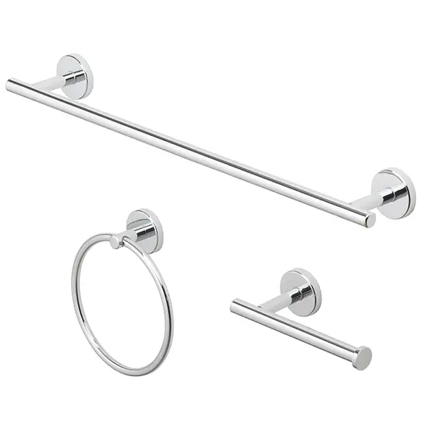 Allen+Roth Hardware Set (Polished Chrome)