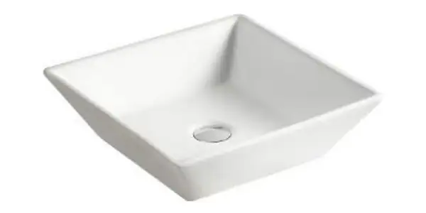 Noble Stone Vessel Sink (White)