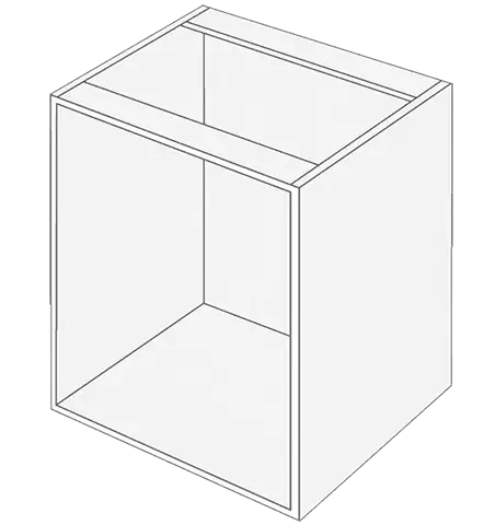 Frameless Cabinet