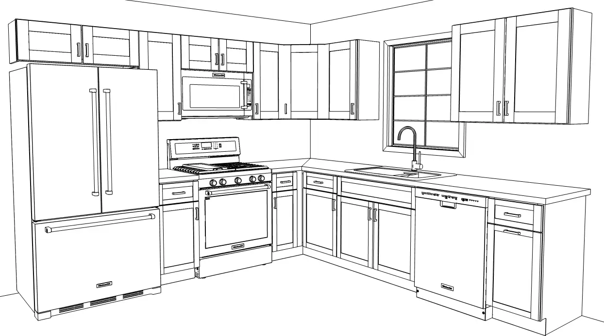 10x10 Kitchen Example