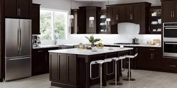 Ebony Shaker (ES) Cabinets