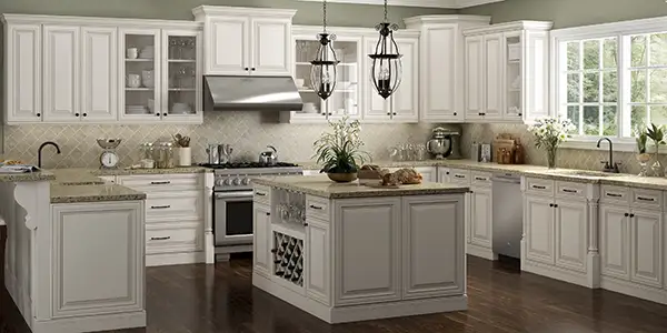 Casselberry Antique White (CW) Cabinets