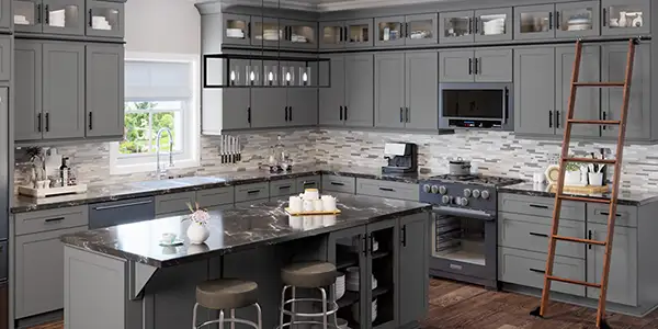 Shaker Grey (SG) Cabinets