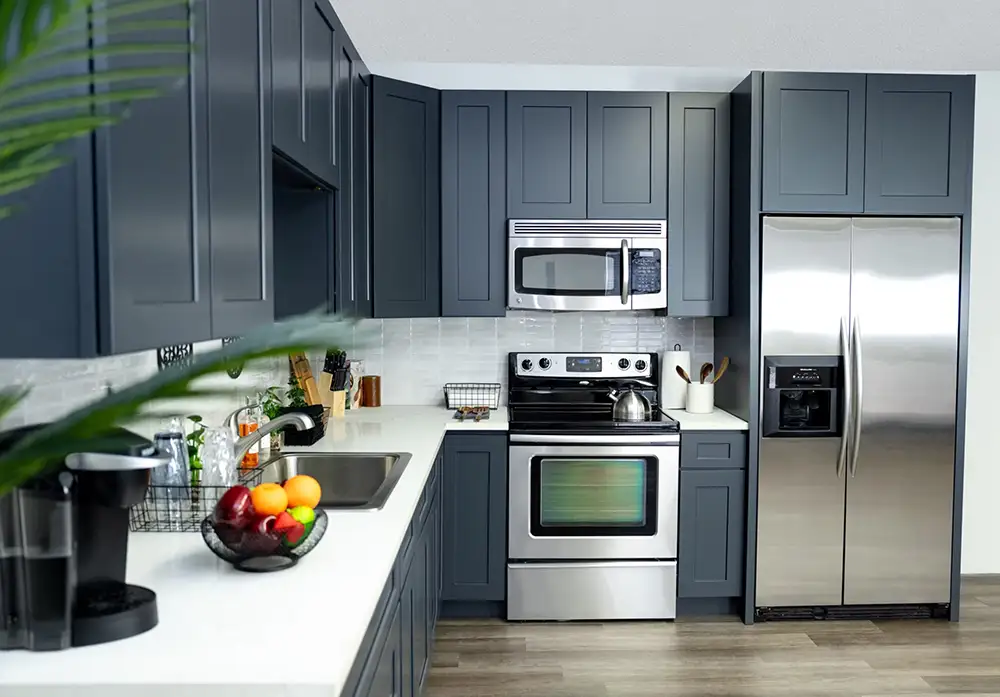 Cyber Grey Example Kitchen