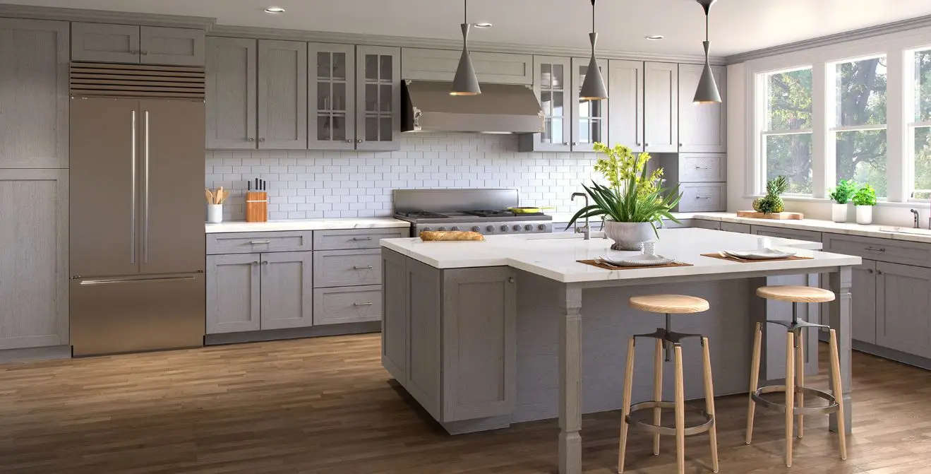 Nova Light Grey Shaker Example Kitchen