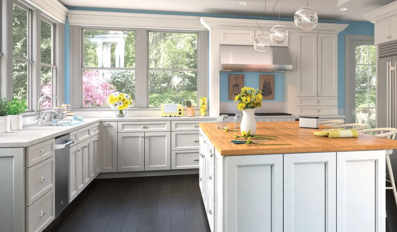 Uptown White Example Kitchen