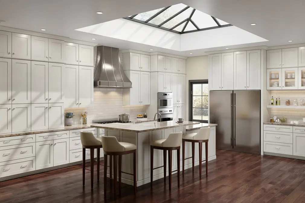 Dove White Shaker Example Kitchen