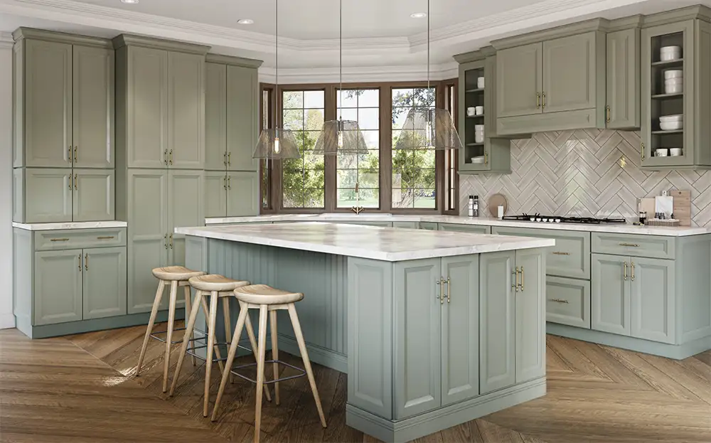 Oxford Sage Example Kitchen