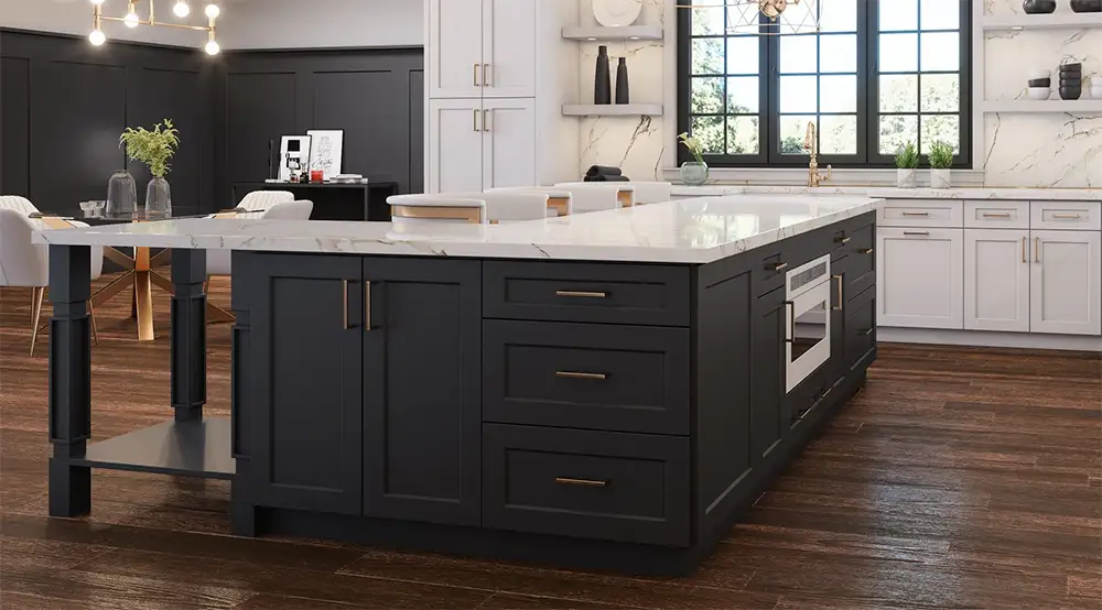 Shaker Black Example Kitchen