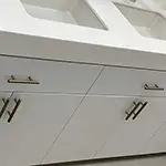 LifeArt: Valencia White (High Gloss) Vanity