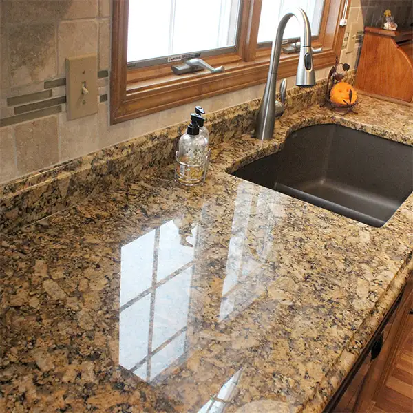 Partial 3" backsplash