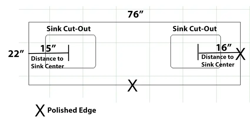 Vanity Top Layout