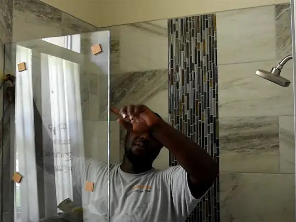 Shower Glass Installation
