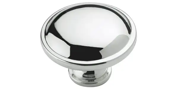 Mushroom Cabinet Knob (Amerock: Polished Chrome)