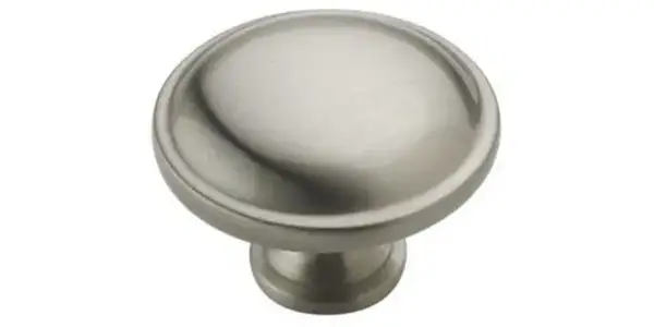 Mushroom Cabinet Knob (Amerock: Satin Nickel)