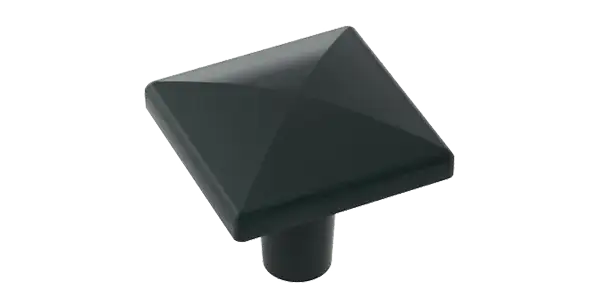Square Cabinet Knob (Amerock: Matte Black)