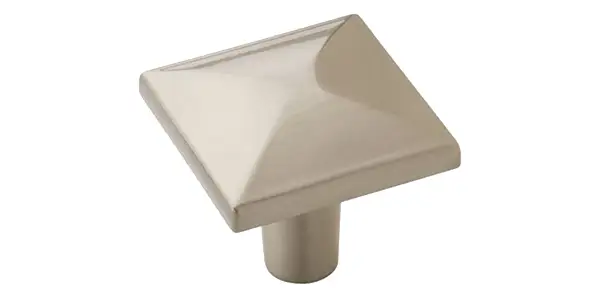 Square Cabinet Knob (Amerock: Satin Nickel)