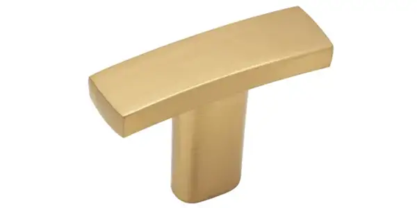 Rectangular Cabinet Knob (Amerock: Champagne Bronze)