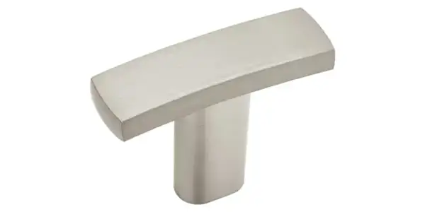 Rectangular Cabinet Knob (Amerock: Satin Nickel)