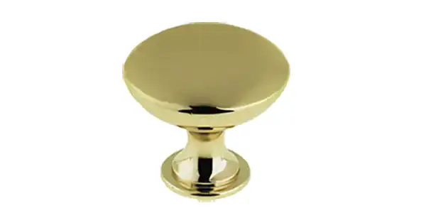 Classic Metal Knob (Ratel: Brushed Gold)