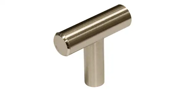 T Bar Knob (Ratel: Brushed Nickel)