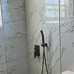 Frameless Glass Fixed Shower Panel