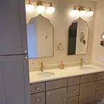 LifeArt: Lancaster Stone Wash Double Sink Vanity