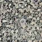Shower Floor Pebble Mosaic