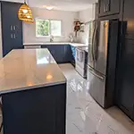 Jarlin: Aria Blue Kitchen Cabinets