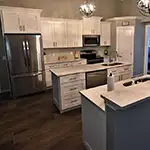 Forevermark: Ice White Shaker Kitchen Cabinets