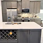 Forevermark: Midtown Grey Kitchen Cabinets