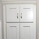 Forevermark: Ice White Shaker Built-In Closet