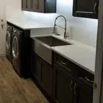 Forevermark: Townsquare Grey Laundry Cabinets