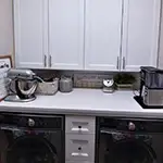 Forevermark: Uptown White Laundry Cabinets