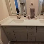 Double Vanity Undermount Rectangular Bath Sinks