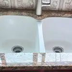 Undermount Solid Surface 50/50 Composite Kitchen Sink