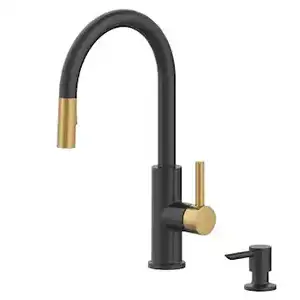 Allen+Roth Pull Down Faucet (Matte Black)