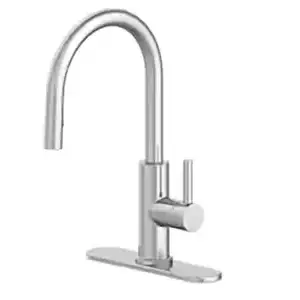 Allen+Roth Pull Down Faucet (Stainless Steel)