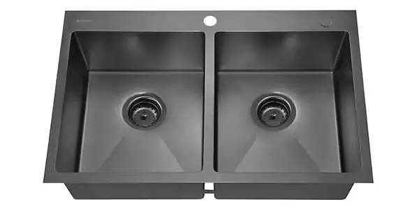Glacier Bay 50/50 Drop-In (Black Stainless)