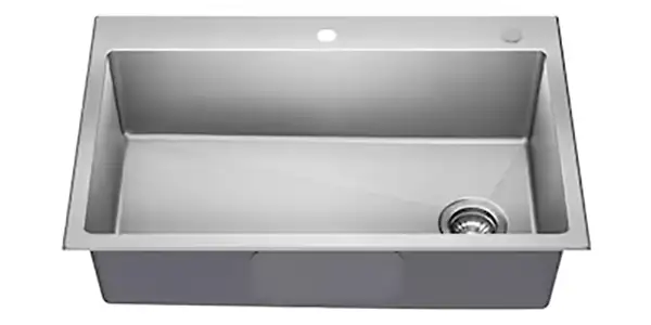 Kraus Single Drop-In Sink (Stainless Steel)