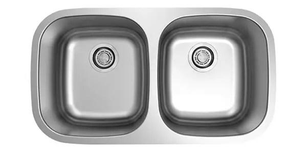 Noble Stone 50/50 Undermount (Stainless Steel)